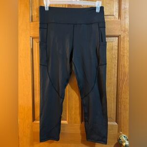 ZYIA Active Black Leggings Size 16-18